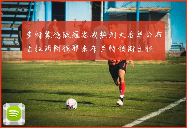 多特蒙德欧冠客战热刺大名单公布吉拉西阿德耶米布兰特领衔出征